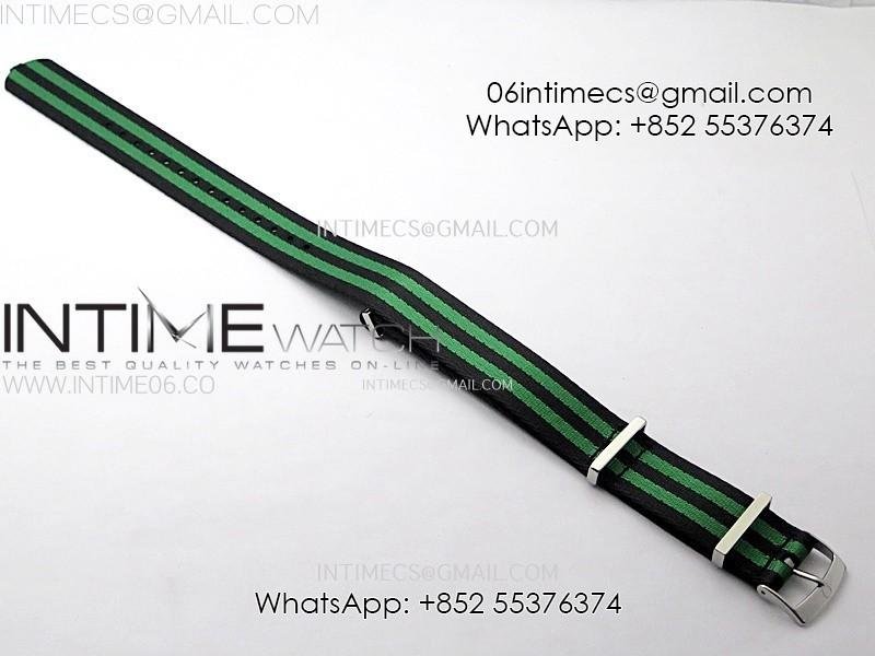 20mm-green-omega-nylon-strap.jpg 20mm Green Omega Nylon Strap - Image 1
