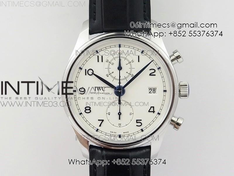 6portugieser-chrono-classic-42-iw390406-zf-1-1-best-edition-white-dial-blue-markers-on-black-leather-strap-a7750.jpg Portugieser Chrono Classic 42 IW390406 ZF 1:1 Best Edition White dial blue markers on Black Leather Strap A7750 - Image 1