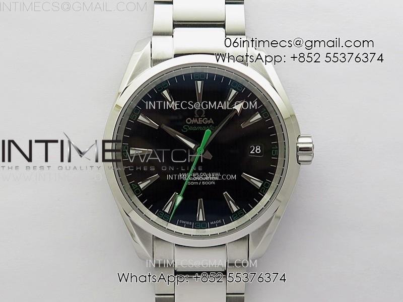 aqua-terra-150m-seamaster-ss-n1f-best-edition-black-textured-dial-green-second-hand-on-ss-bracelet-a8500.jpg Aqua Terra 150M Seamaster SS N1F Best Edition Black Textured Dial Green Second Hand on SS Bracelet A8500 - Image 1