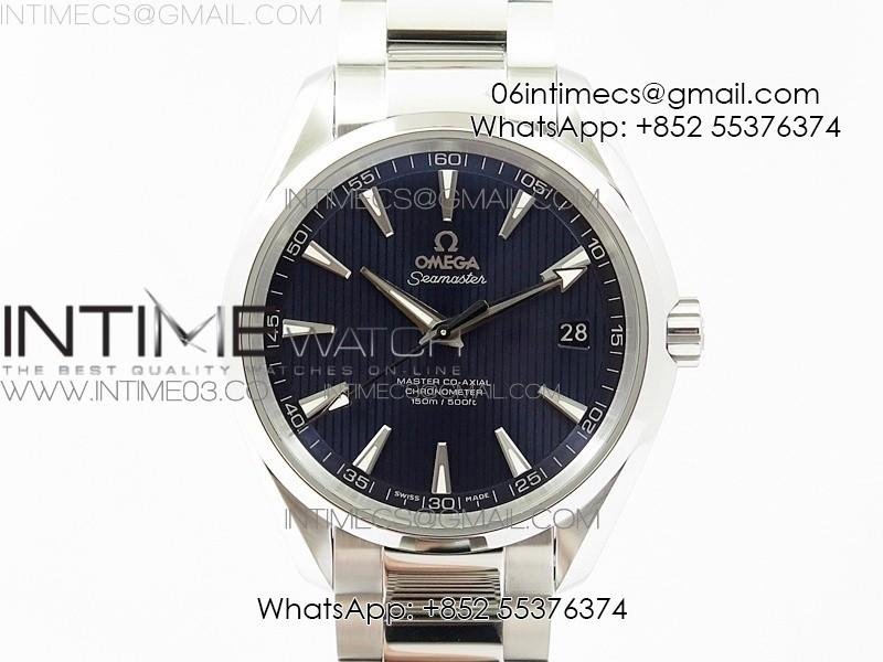 aqua-terra-150m-ss-vsf-1-1-best-edition-blue-textured-dial-on-ss-bracelet-vs8500.jpg Aqua Terra 150M SS VSF 1:1 Best Edition Blue Textured Dial on SS Bracelet VS8500 - Image 1