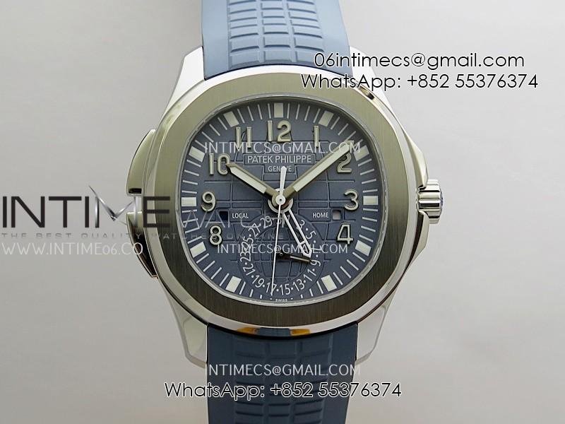 aquanaut-5164g-ss-zf-11-best-edition-blue-dial-on-blue-rubber-strap-a330.jpg Aquanaut 5164G SS ZF 1:1 Best Edition Blue Dial On Blue Rubber Strap A330 - Image 1