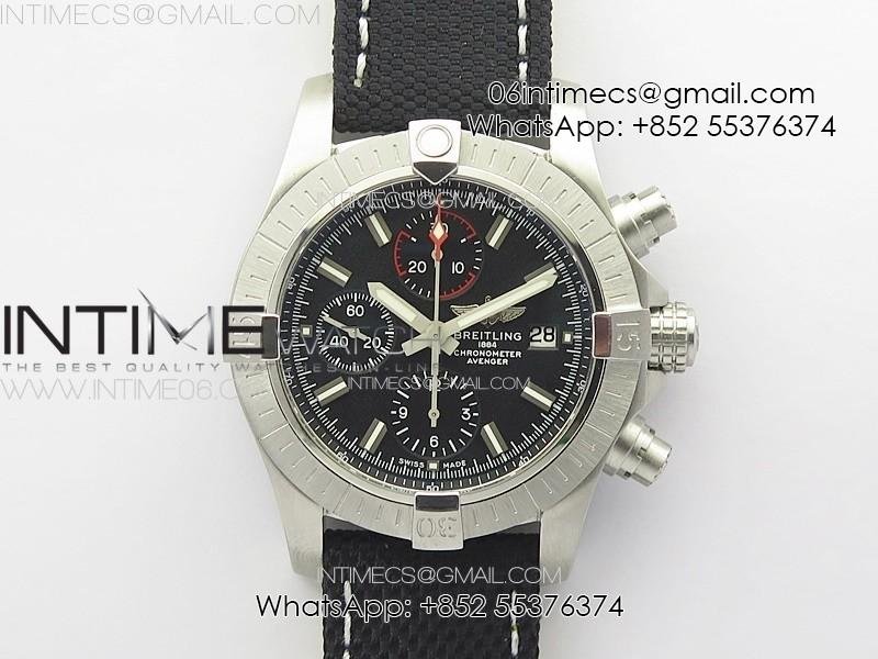 avenger-chrono-ss-red-second-hand-b50-black-dial-on-black-nylon-strap-a7750.jpg Avenger Chrono SS Red Second hand B50 Black Dial on Black Nylon Strap A7750 - Image 1