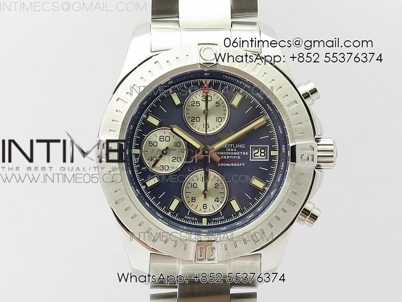 avenger-chronograph-43mm-ss-b12f-best-edition-blue-dial-on-ss-bracelet-a7750.jpg Avenger Chronograph 43mm SS B12F Best Edition Blue Dial on SS Bracelet A7750 - Image 1