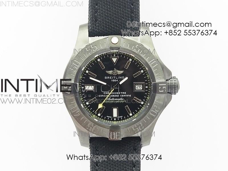 avenger-ii-seawolf-dlc-v2-best-black-dial-stick-markers-yellow-second-hand-on-black-strap-a2836-free-brown-leather-strap.jpg Avenger II Seawolf DLC V2 Best Black Dial Stick Markers Yellow Second Hand on Black Strap A2836 (Free Brown Leather Strap) - Image 1