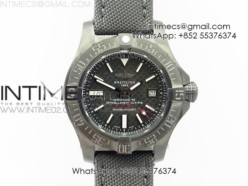 avenger-ii-seawolf-dlc-v2-best-edition-black-cf-dial-on-black-strap-a2836free-brown-leather-strap.jpg Avenger II Seawolf DLC V2 Best Edition Black CF Dial on Black Strap A2836(Free Brown Leather Strap) - Image 1