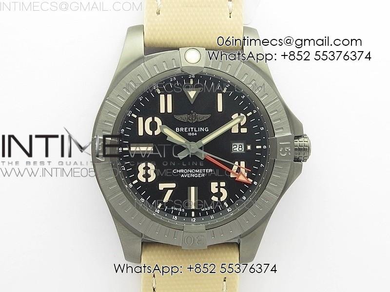 avenger-v32395-ti-dlc-1-1-best-edition-black-dial-on-leather-strap-a2824.jpg AVENGER V32395 Ti DLC 1:1 Best Edition Black Dial on Leather Strap A2824 - Image 1