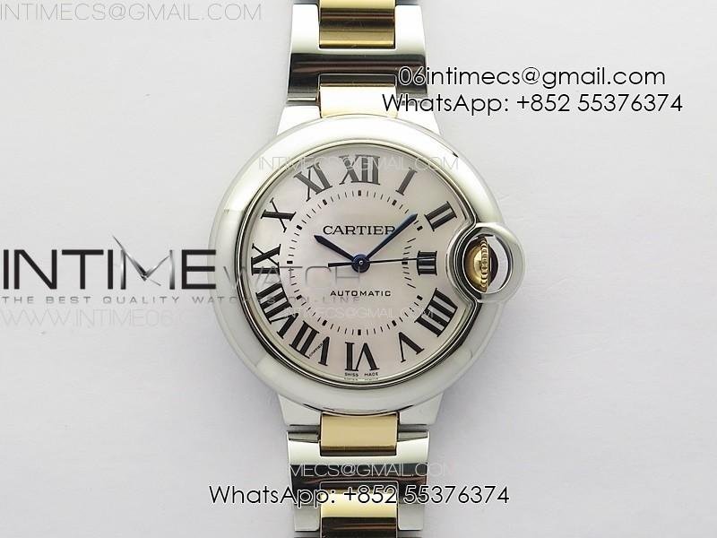 ballon-bleu-33mm-ssrg-3kf-11-best-edition-white-mop-dial-on-ss-bracelet-a076.jpg Ballon Bleu 33mm SS/RG 3KF 1:1 Best Edition White MOP Dial on SS Bracelet A076 - Image 1