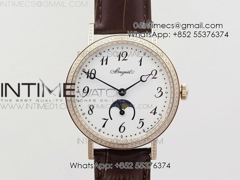 bg-9087bb-moon-phase-rg-1-1-best-edition-white-dial-diamond-bezel-on-brown-leather-strap-cal770.jpg BG 9087BB Moon phase RG 1:1 Best Edition White Dial Diamond Bezel on Brown Leather Strap Cal.770 - Image 1