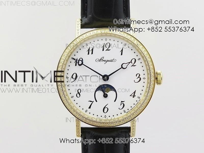 bg-9087bb-moonphase-yg-1-1-best-edition-white-dial-diamond-bezel-on-black-leather-strap-cal770.jpg BG 9087BB Moonphase YG 1:1 Best Edition White Dial Diamond Bezel on Black Leather Strap Cal.770 - Image 1
