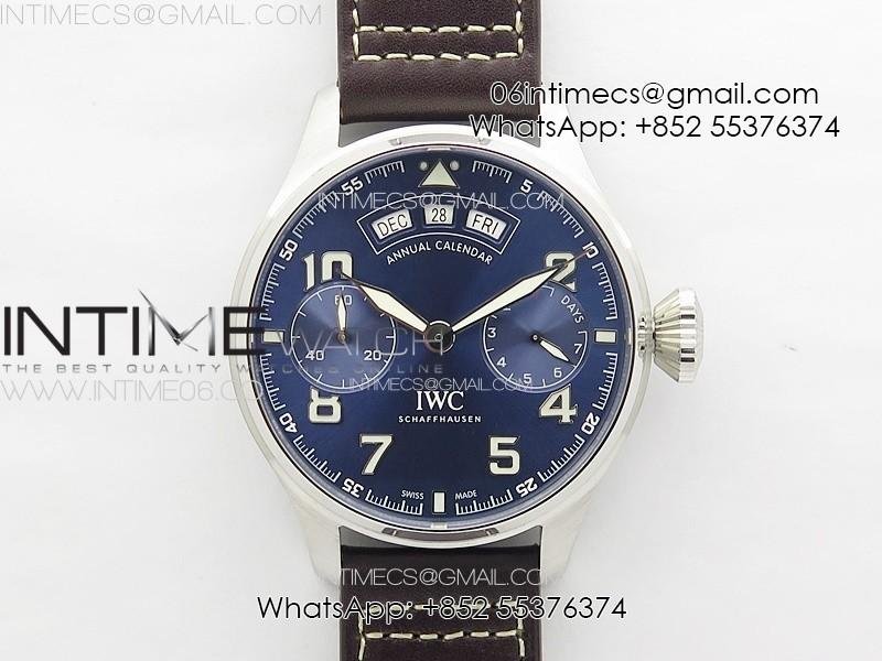 big-pilot-annual-calendar-ss-iw5027-le-petit-prince-azf-1-1-best-edition-blue-dial-on-black-leather-strap-a52850.jpg Big Pilot Annual Calendar SS IW5027 "Le Petit Prince" AZF 1:1 Best Edition Blue Dial on Black Leather Strap A52850 - Image 1