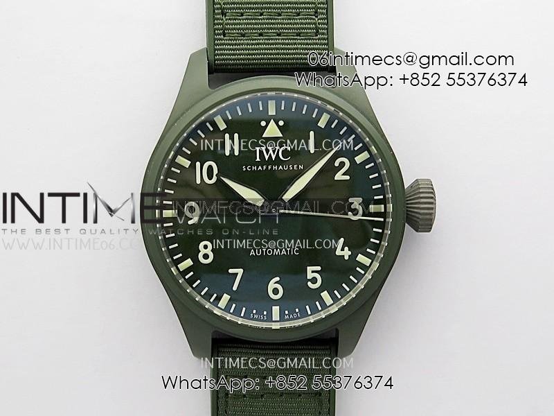 big-pilot-iw329802-43-woodland-green-ceramic-mf-11-best-edition-green-dial-on-nylon-strap-8n24.jpg Big Pilot IW329802 43 Woodland Green Ceramic M+F 1:1 Best Edition Green Dial On Nylon Strap 8N24 - Image 1