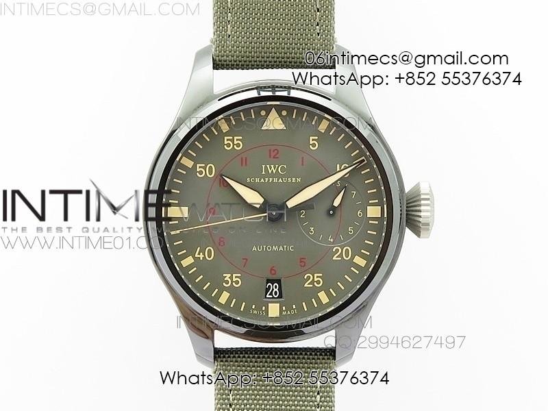 big-pilot-real-pr-48mm-iw501902-real-ceramic-azf-11-best-edition-on-green-nylon-strap-a51111-.jpg Big Pilot Real PR 48mm IW501902 Real Ceramic AZF 1:1 Best Edition on Green Nylon Strap A51111 - Image 1