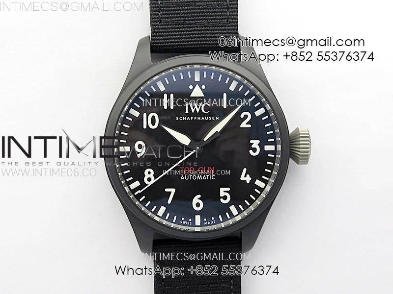 big-pilot-real-pr-iw329801-real-ceramic-mf-1-1-best-edition-black-dial-on-black-calfskin-strap-seiko-8n-24.jpg Big Pilot IW329801 Real Ceramic M+F 1:1 Best Edition Black Dial on Black Calfskin Strap SEIKO 8N-24 - Image 1