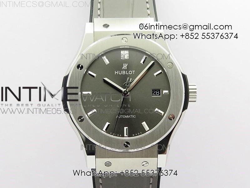 classic-fusion-42mm-ss-b50f-gray-dial-on-black-gummy-strap-a2892.jpg Classic Fusion 42mm SS B50F Gray Dial On Black Gummy Strap A2892 - Image 1