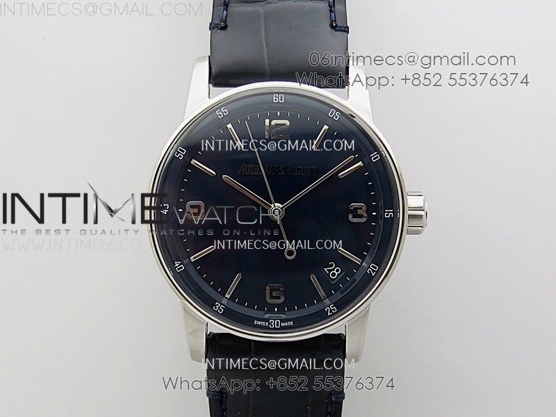 Code 11.59 SS 15210 APSF 1:1 Best Edition Blue Dial on Blue Leather Strap SA4302 Super Clone
