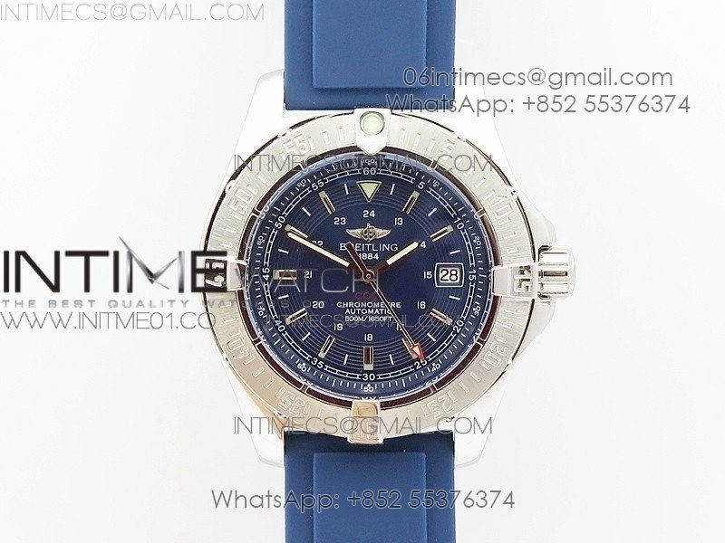 Colt Automatic 44mm SS Blue Textured Dial A2824
