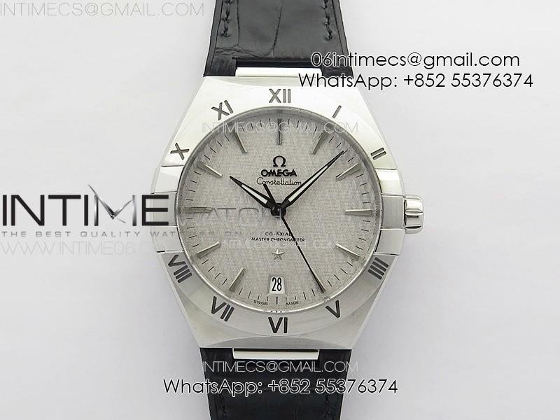 constellation-39mm-ss-vsf-1-1-best-edition-silvevr-textured-dial-on-black-leather-strap-a8800.jpg Constellation 39mm SS VSF 1:1 Best Edition Silvevr Textured Dial on Black Leather Strap A8800 - Image 1