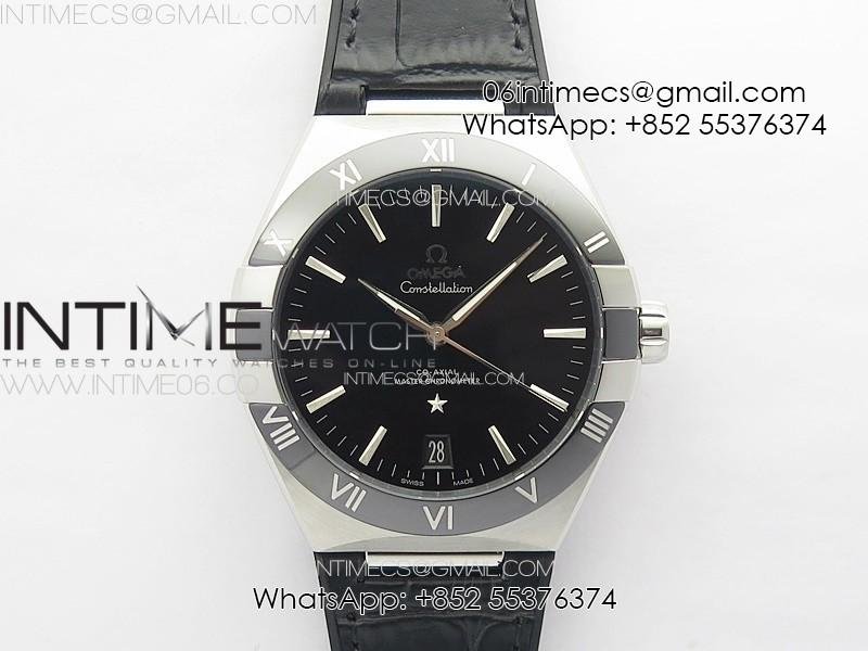 constellation-41mm-ss-black-ceramic-bezel-vsf-1-1-best-edition-black-dial-on-black-gummy-strap-a8900.jpg Constellation 41mm SS/Black Ceramic Bezel VSF 1:1 Best Edition Black Dial on Black Gummy Strap A8900 - Image 1