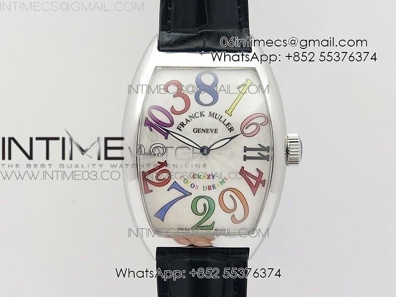 crazy-hours-real-jumping-hour-ss-abf-white-dial-colorful-markers-on-black-leather-strap-a23j.jpg Crazy Hours Real Jumping Hour SS ABF White Dial Colorful Markers on Black Leather Strap A23J - Image 1