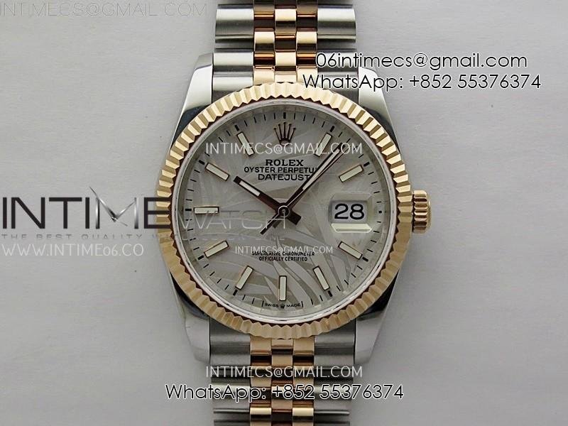 datejust-126231-904l-ss-rg-jdf-1-1-best-edition-silver-leaves-dial-stick-markers-on-jubilee-ss-rg-bracelet.jpg DateJust 126231 904L SS/RG JDF 1:1 Best Edition Silver Leaves Dial Stick Markers on Jubilee SS/RG Bracelet - Image 1