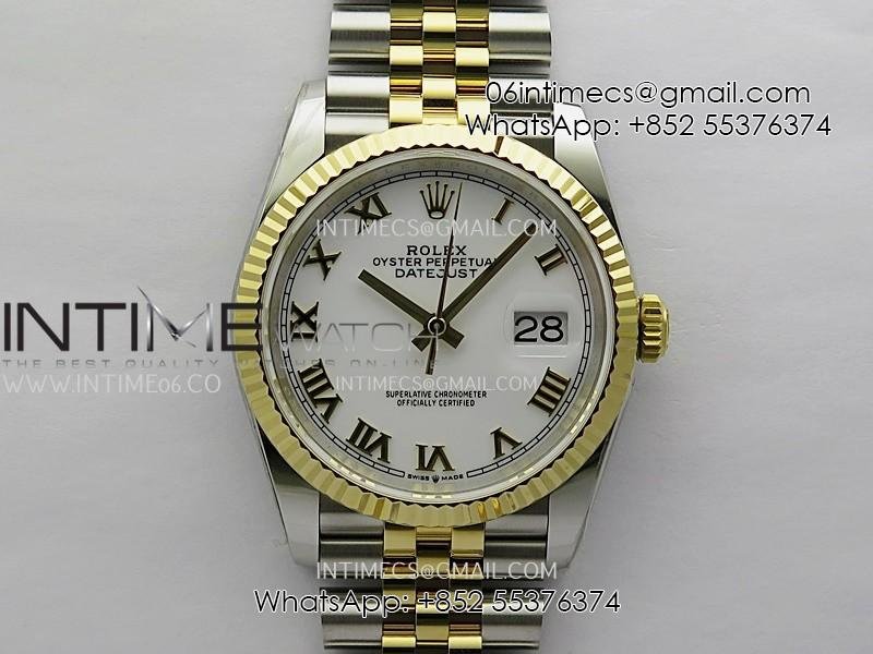 datejust-126233-36mm-904l-ssyg-arf-11-best-edition-white-dial-roman-marker-on-jubilee-bracelet-vr3235.jpg DateJust 126233 36mm 904L SS/YG AR+F 1:1 Best Edition White Dial Roman Marker On Jubilee Bracelet VR3235 - Image 1
