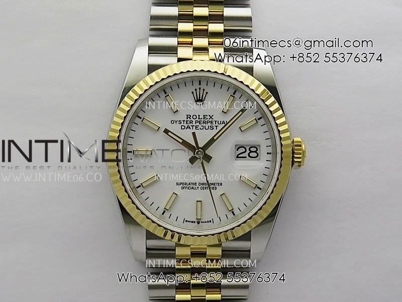 datejust-126233-36mm-904l-ssyg-arf-11-best-edition-white-dial-stick-marker-on-jubilee-bracelet-vr3235.jpg DateJust 126233 36mm 904L SS/YG AR+F 1:1 Best Edition White Dial Stick Marker On Jubilee Bracelet VR3235 - Image 1