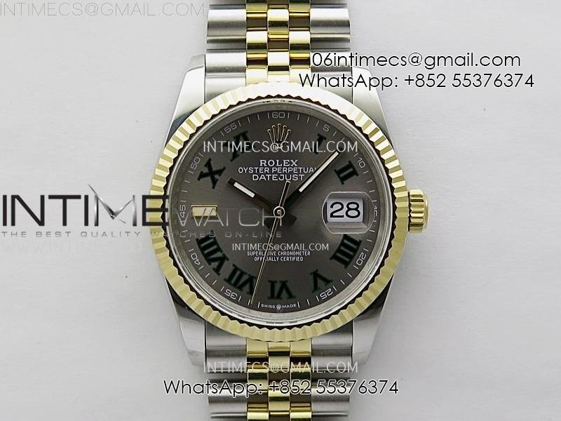 datejust-126233-904l-ss-yg-jdf-1-1-best-edition-gray-dial-roman-markers-on-jubilee-ss-yg-bracelet.jpg DateJust 126233 904L SS/YG JDF 1:1 Best Edition Gray Dial Roman Markers on Jubilee SS/YG Bracelet - Image 1
