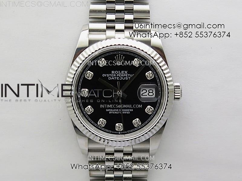 datejust-126234-904l-ss-jdf-1-1-best-edition-black-dial-diamond-markers-on-jubilee-904l-ss-bracelet.jpg DateJust 126234 904L SS JDF 1:1 Best Edition Black Dial Diamond Markers on Jubilee 904L SS Bracelet - Image 1