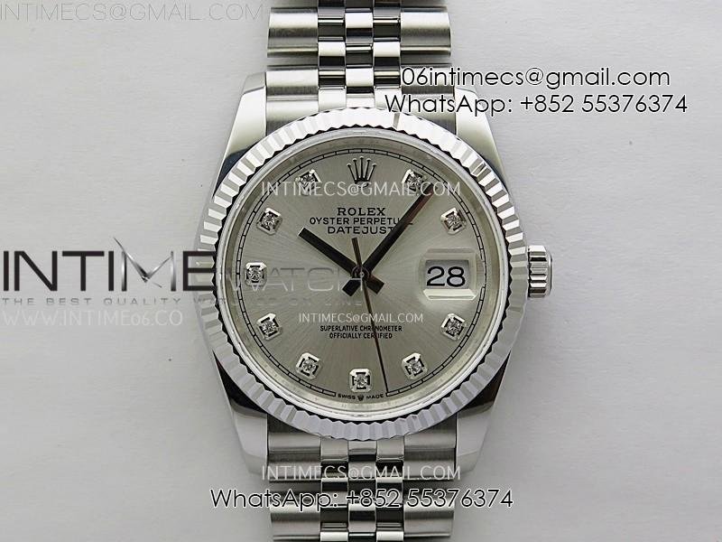 datejust-126234-904l-ss-jdf-1-1-best-edition-silver-dial-diamond-markers-on-jubilee-904l-ss-bracelet.jpg DateJust 126234 904L SS JDF 1:1 Best Edition Silver Dial Diamond Markers on Jubilee 904L SS Bracelet - Image 1