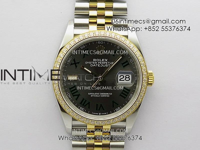 datejust-126283-904l-ssyg-vsf-11-best-edition-gray-dial-roman-markers-on-jubilee-bracelet-vs3235.jpg DateJust 126283 904L SS/YG VSF 1:1 Best Edition Gray Dial Roman Markers On Jubilee Bracelet VS3235 - Image 1