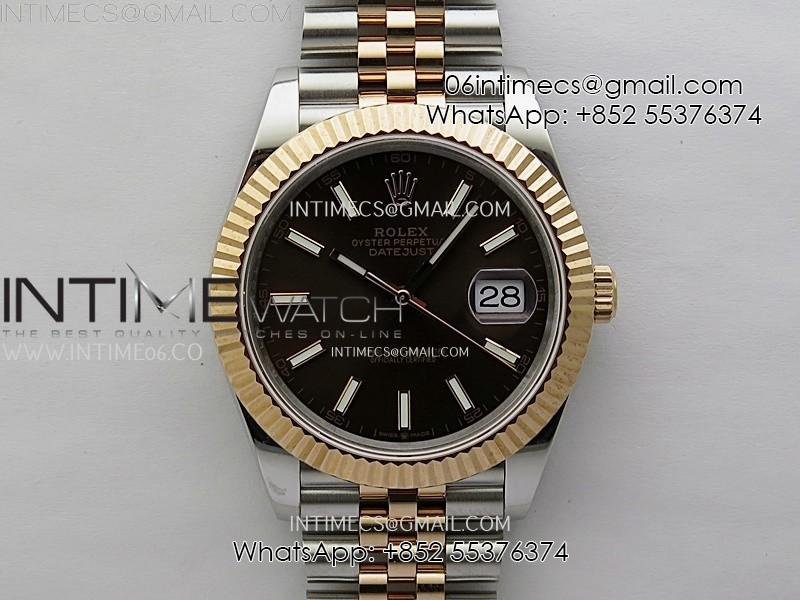 datejust-126331-904l-ss-rg-jdf-1-1-best-edition-brown-dial-stick-markers-on-jubilee-ss-rg-bracelet.jpg DateJust 126331 904L SS/RG JDF 1:1 Best Edition Brown Dial Stick Markers on Jubilee SS/RG Bracelet - Image 1