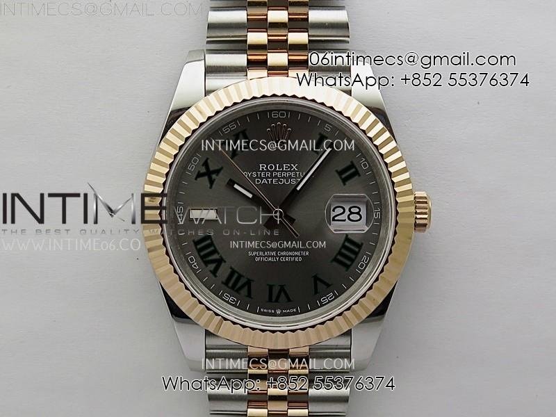 datejust-126331-904l-ss-rg-jdf-1-1-best-edition-gray-dial-roman-markers-on-jubilee-ss-rg-bracelet.jpg DateJust 126331 904L SS/RG JDF 1:1 Best Edition Gray Dial Roman Markers on Jubilee SS/RG Bracelet - Image 1