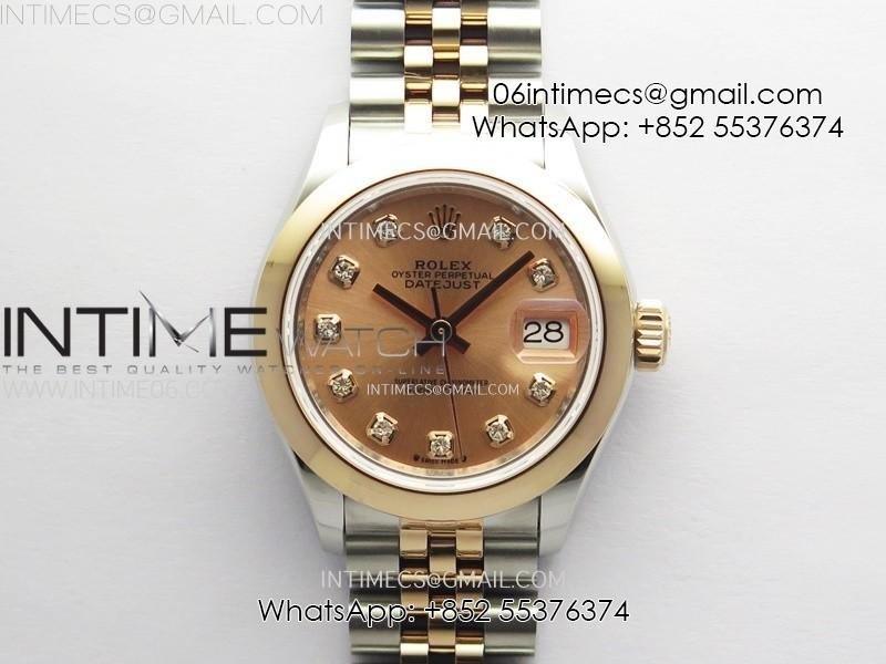 datejust-28mm-279171-smooth-bezel-ss-rg-apsf-best-edition-rg-dial-crystals-markers-on-ss-jubilee-bracelet-nh05.jpg Datejust 28mm 279171 Smooth Bezel SS/RG APSF Best Edition RG Dial Crystals Markers on SS Jubilee Bracelet NH05 - Image 1