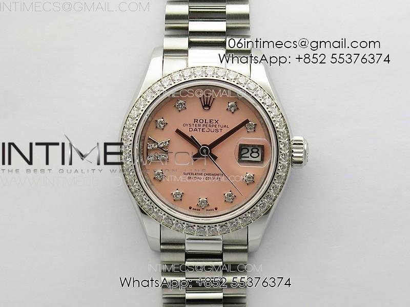 datejust-28mm-279179-ss-crystals-apsf-best-edition-pink-dial-stars-crystals-markers-on-ss-president-bracelet-nh05.jpg Datejust 28mm 279179 SS/Crystals APSF Best Edition Pink Dial Stars Crystals Markers on SS President Bracelet NH05 - Image 1