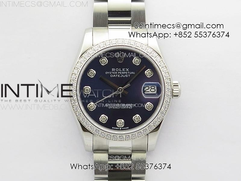 datejust-31mm-178271-ss-crystal-bezel-apsf-best-edition-blue-dial-crystal-markers-on-oyster-bracelet-a2824.jpg DateJust 31mm 178271 SS Crystal Bezel APSF Best Edition Blue Dial Crystal Markers on Oyster Bracelet A2824 - Image 1