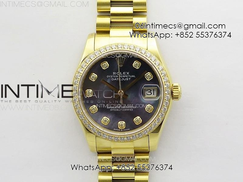 datejust-31mm-178271-yg-apsf-best-edition-blue-mop-dial-crystal-markers-on-president-bracelet-a2824.jpg DateJust 31mm 178271 YG APSF Best Edition Blue MOP Dial Crystal Markers on President Bracelet A2824 - Image 1