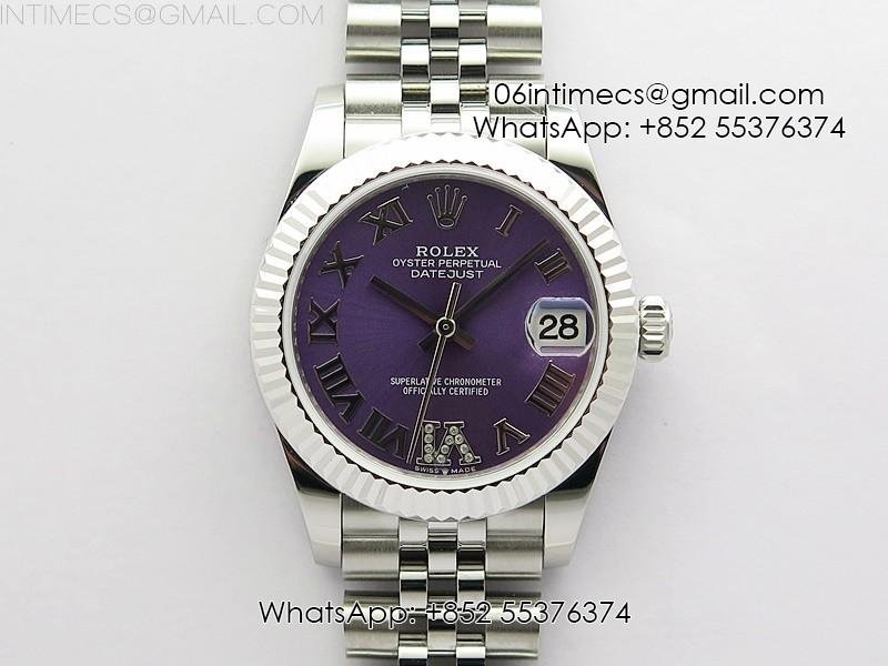 datejust-31mm-278271-ss-bp-best-edition-purple-roman-markers-dial-on-jubilee-bracelet.jpg Datejust 31mm 278271 SS BP Best Edition Purple Roman Markers Dial on Jubilee Bracelet - Image 1