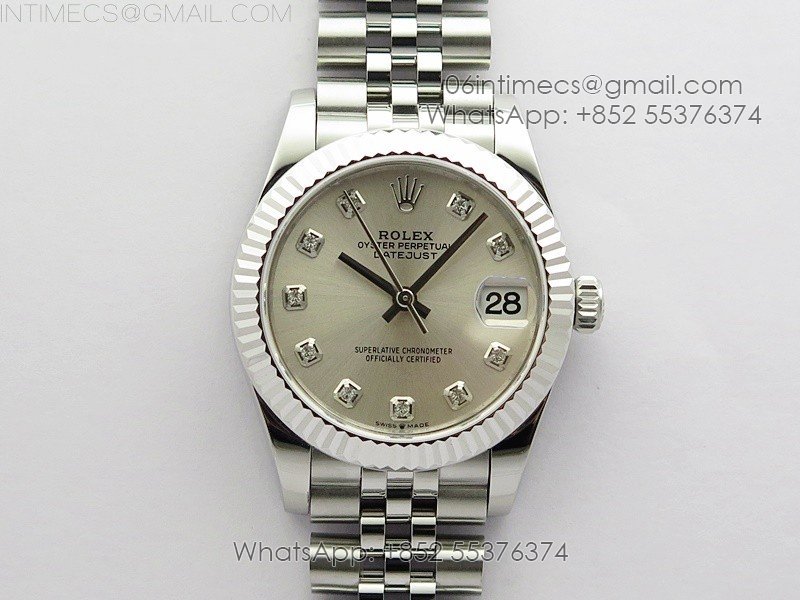 Datejust 31mm 278271 SS BP Best Edition Silver Crystal Markers Dial on Jubilee Bracelet