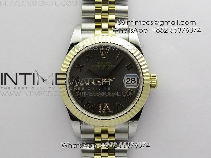 Datejust 31mm 278273 SS/YG BP Best Edition Gray Roman Markers Dial on SS/YG Jubilee Bracelet
