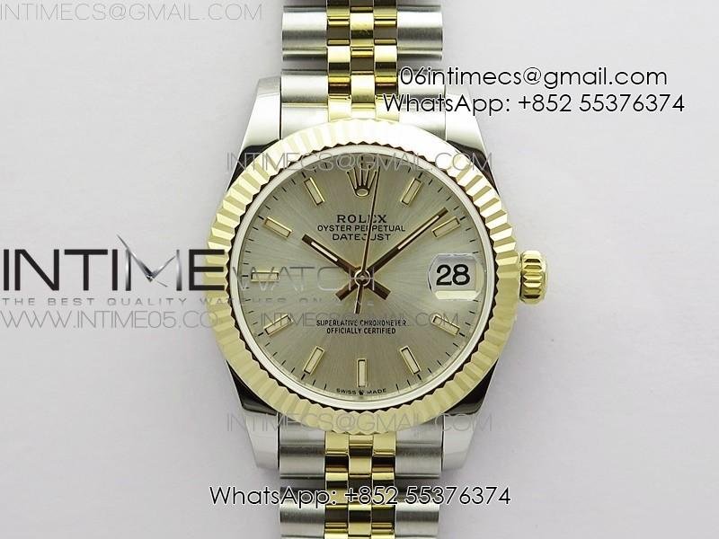 Datejust 31mm 278273 SS/YG BP Best Edition Silver Stick Markers Dial on SS/YG Jubilee Bracelet