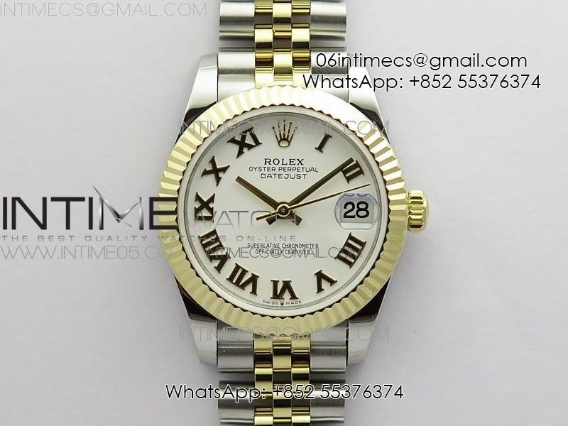 Datejust 31mm 278273 SS/YG BP Best Edition White Roman Markers Dial on SS/YG Jubilee Bracelet