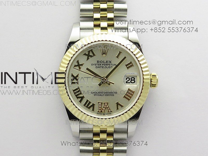 Datejust 31mm 278273 SS/YG BP Best Edition Silver Roman Markers Dial on SS/YG Jubilee Bracelet