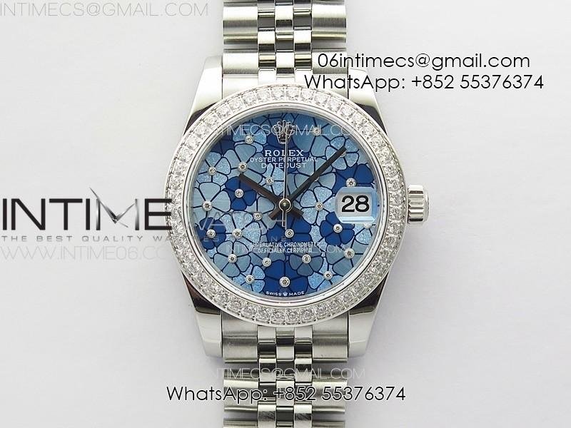 datejust-31mm-278274-904l-ss-crystals-bezel-gmf-best-edition-blue-flowers-crystals-dial-on-904l-jubilee-bracelet-a2824.jpg DateJust 31mm 278274 904L SS/Crystals Bezel GMF Best Edition Blue Flowers Crystals Dial on 904L Jubilee Bracelet A2824 - Image 1