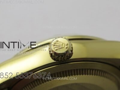 DateJust 31mm 278274 YG GMF Best Edition Green Flowers Crystals Dial on YG President Bracelet A2824 - Image 11