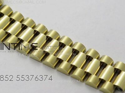 DateJust 31mm 278274 YG GMF Best Edition Green Flowers Crystals Dial on YG President Bracelet A2824 - Image 13