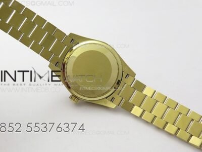 DateJust 31mm 278274 YG GMF Best Edition Green Flowers Crystals Dial on YG President Bracelet A2824 - Image 20