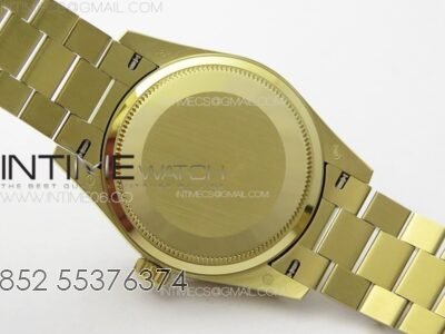 DateJust 31mm 278274 YG GMF Best Edition Green Flowers Crystals Dial on YG President Bracelet A2824 - Image 21