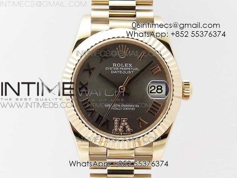 datejust-31mm-278275-rg-bp-best-edition-gray-roman-markers-dial-6-dia-on-rg-president-bracelet.jpg Datejust 31mm 278275 RG BP Best Edition Gray Roman Markers Dial @6 Dia on RG President Bracelet - Image 1