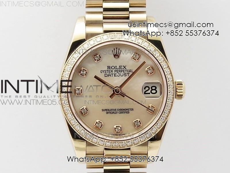 datejust-31mm-278275-rg-dia-bezel-bp-best-edition-white-mop-crystal-markers-dial-on-rg-president-bracelet.jpg Datejust 31mm 278275 RG Dia Bezel BP Best Edition White MOP Crystal Markers Dial on RG President Bracelet - Image 1