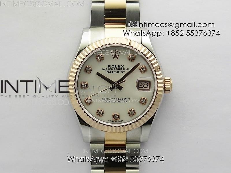 datejust-31mm-72610-ss-rg-apsf-best-edition-white-mop-dial-crystals-markers-on-oyster-bracelet-a2824.jpg DateJust 31mm 72610 SS/RG APSF Best Edition White MOP Dial Crystals Markers on Oyster Bracelet A2824 - Image 1